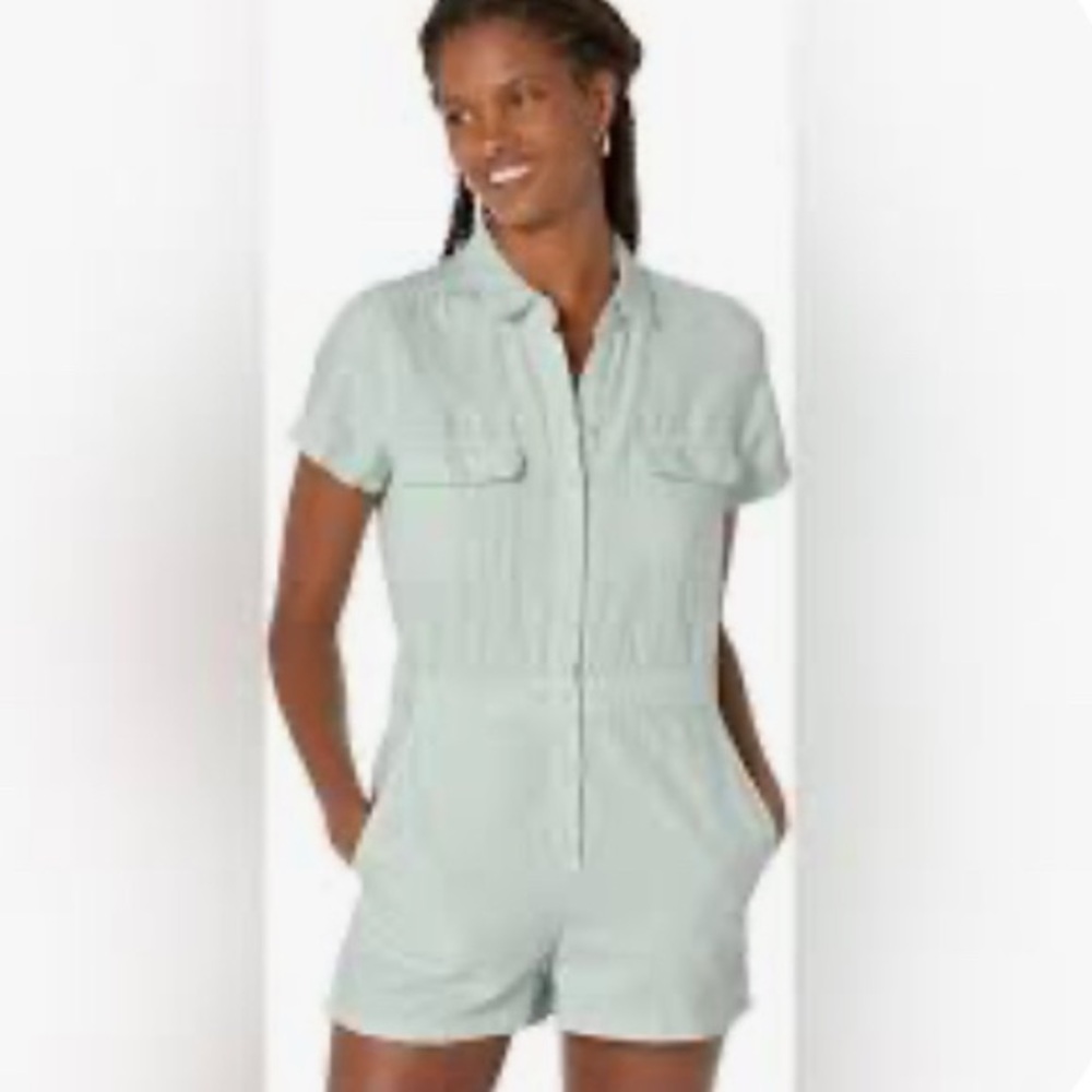 Outerknown S.E.A. Suit Shortall Linen Romper